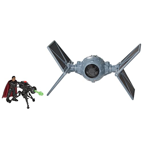 Star Wars Mission Fleet Stellar Class Moff Gideon Outland TIE-Jäger Angriff des Imperiums 6 cm große Figur und Fahrzeug, Kids ab 4 Jahren von Star Wars