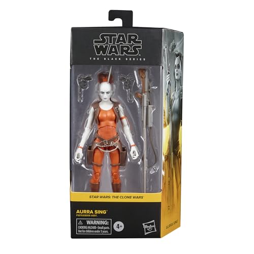 Star Wars The Black Series Aurra Sing Spielzeug The Clone Wars Sammel-Actionfigur, Spielzeug für Kinder ab 4 Jahren von Star Wars
