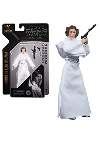 Star Wars F1908 The Black Series Archive Collection Prinzessin Leia Organa A New Hope Lucasfilm 50th Anniversary Figur, Cranberry Star Wars F1908 The Black Series Archive Collection Prinzessin Leia Organa A New Hope Lucasfilm 50th Anniversary Figur, Cranberry von Star Wars
