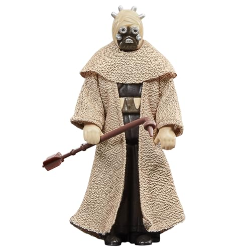 Star Wars F8566 Warrior Retro Kollektion-Krieger Tusken Buch von Boba Fett-Sammelfigur 9,5 cm, Schwarz, 3.75 inch von Star Wars