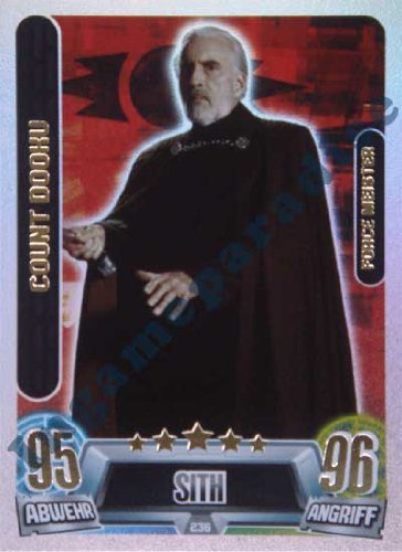 Star Wars Force Attax Movie Cards Serie 2 - Count Dooku - Force Meister - Deutsch von Topps