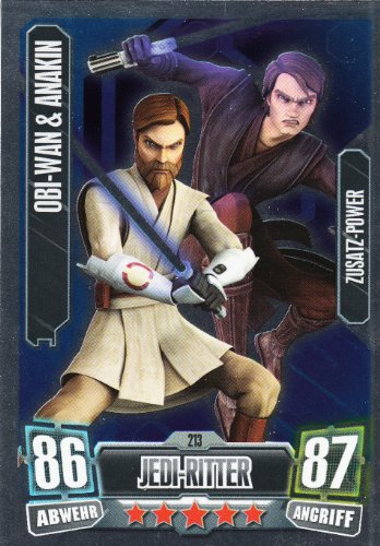 Star Wars Force Attax Serie 2 - Obi-Wan Kenobi & Anakin Skywalker 213 deutsch Star Wars Force Attax Serie 2 - Obi-Wan Kenobi & Anakin Skywalker 213 deutsch von Star Wars