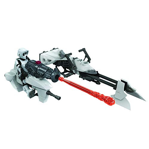 Star Wars Hasbro F1128 Mission Fleet Expedition Class Biker Scout Speederbike Speeder-Rennen 6 cm große Figur und Fahrzeug für Kids ab 4 Jahren von Star Wars