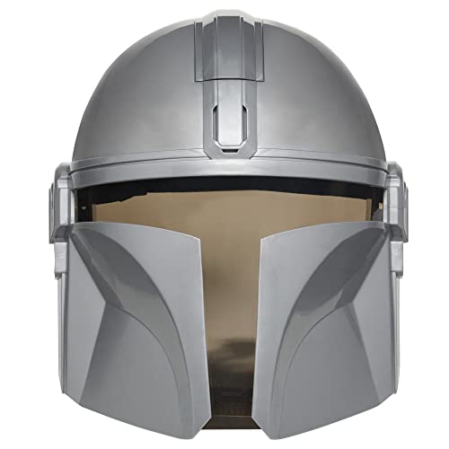 Star Wars Hasbro The Mandalorian elektronische Maske, The Mandalorian Kostüm für Kinder, mit Geräuschen und Sätzen, ab 5 Jahren, Mehrfarbig, Einheitsgröße von Star Wars