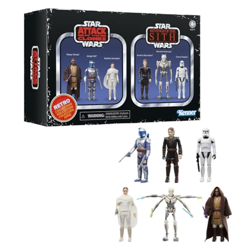 Star Wars La Retro Collection Sammelfiguren, Angriff der Klone, Rache der Sith Rache Star Wars La Retro Collection Sammelfiguren, Angriff der Klone, Rache der Sith Rache von Star Wars