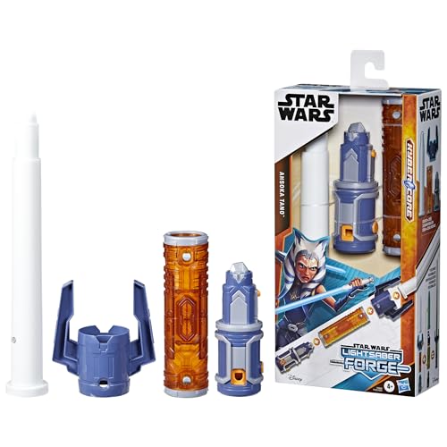 Star Wars Lightsaber Forge Kyber Core Ahsoka Tano, weißes individualisierbares Lichtschwert von Hasbro Star Wars