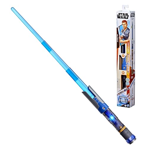 Star Wars Lightsaber Forge Kyber Core Cal Kestis, blaues individualisierbares elektronisches Lichtschwert von Star Wars
