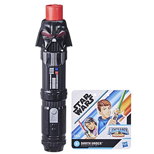 Star Wars Lightsaber Squad Darth Vader Ausfahrbares Rotes Lichtschwert Rollenspielzeug für Kids ab 4 Jahren von Star Wars
