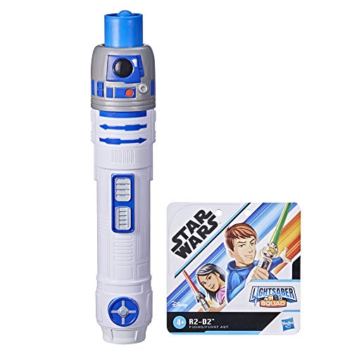 Star Wars Lightsaber Squad R2-D2 Ausfahrbares Blaues Lichtschwert Rollenspielzeug für Kids ab 4 Jahren von Star Wars