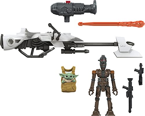 Star Wars Mission Fleet Expedition Class IG-11, The Child, Speederbike Figur, beschütze The Child 6 cm große Figuren Star Wars Mission Fleet Expedition Class IG-11, The Child, Speederbike Figur, beschütze The Child 6 cm große Figuren von Star Wars