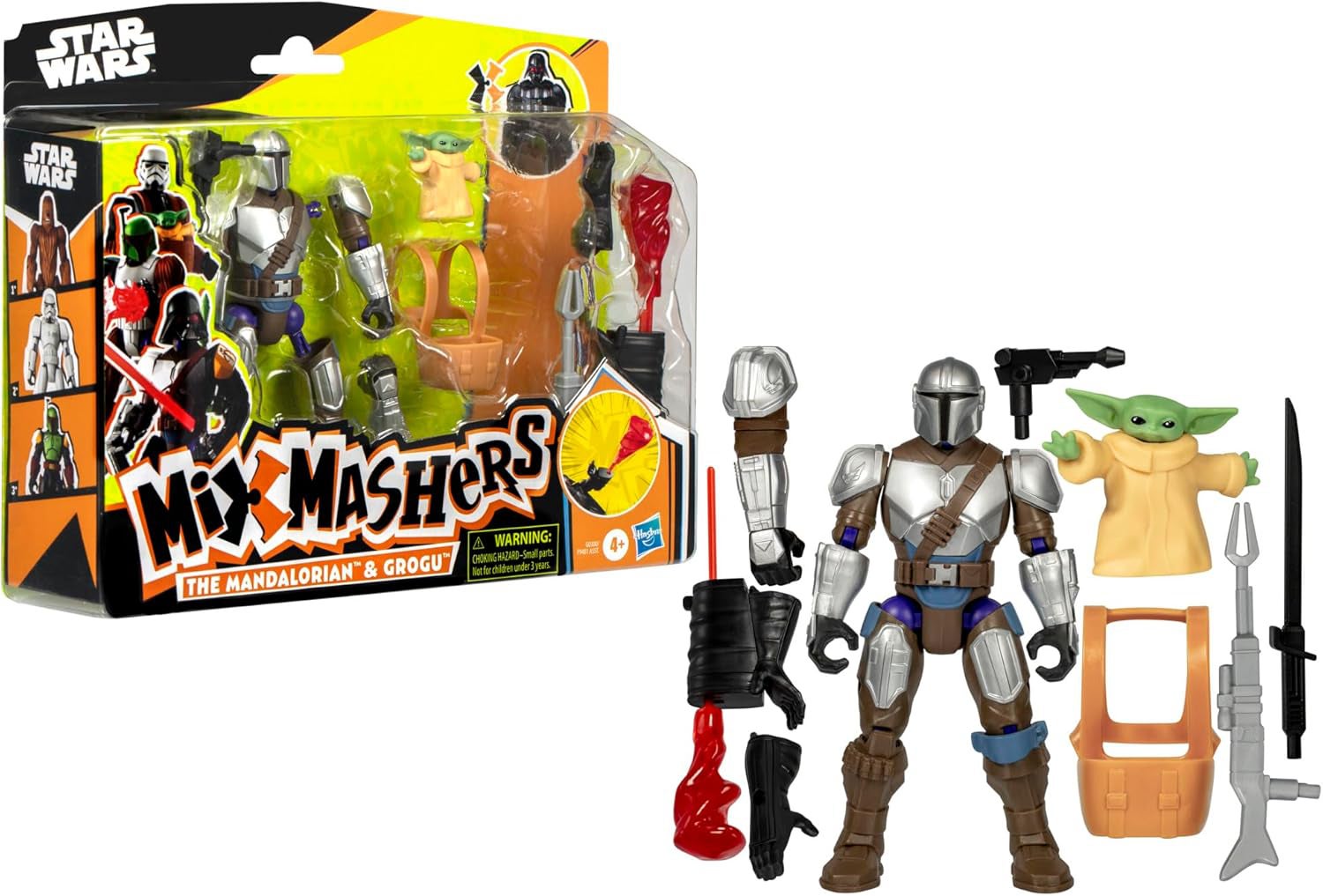 Star Wars Mixmashers Figur Mando And Grogu Deluxe Star Wars Mixmashers Figur Mando And Grogu Deluxe von Star Wars