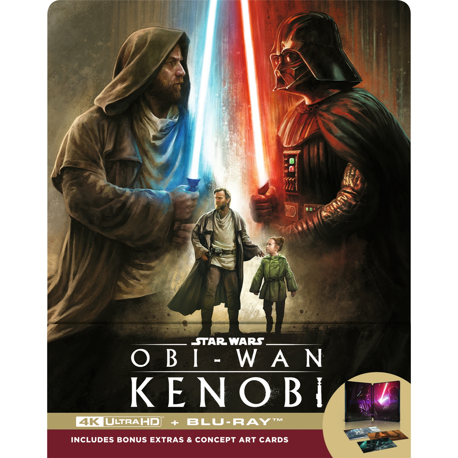 Star Wars Obi-Wan Kenobi SteelBook 4K Ultra HD & Blu-ray (Disney+ Original includes ArtCards) von Star Wars
