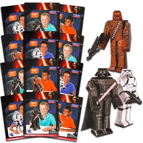 Star Wars Partygeschenk-Set – 12 Packungen Aktivitätssets mit Modellfiguren, Star Wars Partyzubehör-Set für Kinder Star Wars Partygeschenk-Set – 12 Packungen Aktivitätssets mit Modellfiguren, Star Wars Partyzubehör-Set für Kinder von Star Wars