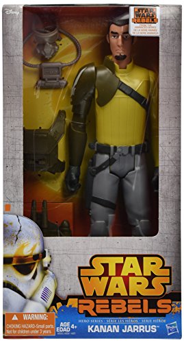 Star Wars Rebels Figur Kanan Jarrus - bewegliche Figur ca 30 cm mit Zubehör von Star Wars