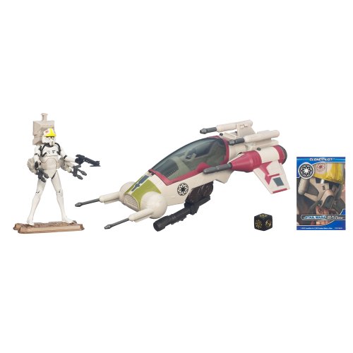 Star Wars Republic Attack Dropship with Clone Pilot Figure 4" von Star Wars