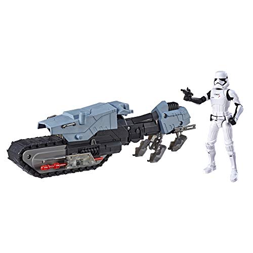 Star Wars Galaxy of Adventures Erste Ordnung Fahrer und Treadspeeder 12,5 cm große Figur und Fahrzeug 2er-Pack mit toller Blaster-Funktion von Star Wars