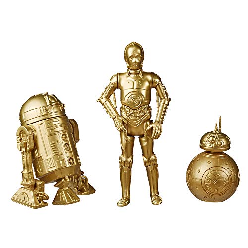 Star Wars Skywalker Saga Commemorative Edition Gold Collectors Series C-3PO, BB-8 and R2-D2 Action Figures 3 Piece Set 2 - 3.5 inches Star Wars Skywalker Saga Commemorative Edition Gold Collectors Series C-3PO, BB-8 and R2-D2 Action Figures 3 Piece Set 2 - 3.5 inches von Star Wars
