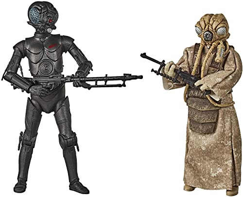 Star Wars The Black Series 4-LOM und Zuckuss 15 cm große Imperium schlägt zurück Figuren 2er-Pack zum Sammeln, ab 4 Jahren von Star Wars