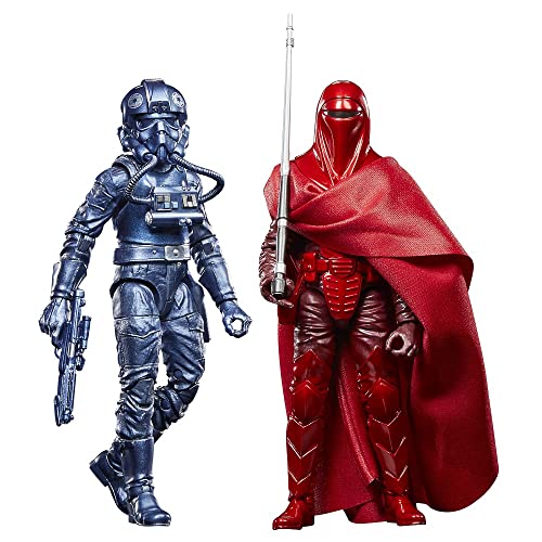 Star Wars The Black Series Carbonized Collection Imperator's Royal Guard & TIE Fighter Pilot, 15 cm Actionfiguren, 2er-Pack Star Wars The Black Series Carbonized Collection Imperator's Royal Guard & TIE Fighter Pilot, 15 cm Actionfiguren, 2er-Pack von Star Wars
