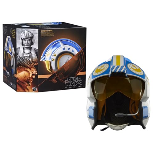 Star Wars The Black Series Carson Teva elektronischer Premium Helm mit weiterentwickelten LED- und Soundeffekten, ab 14 Jahren von Star Wars