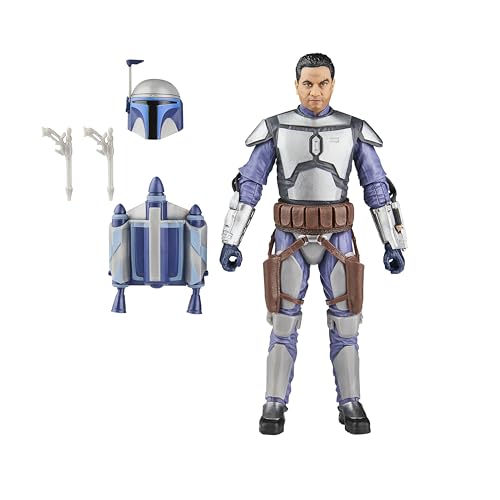 Star Wars The Black Series Jango Fett, Angriff der Klonkrieger Premium Action-Figur (15 cm) von Star Wars
