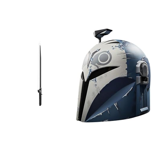 Star Wars The Black Series Mandalorianer Dunkelschwert Force FX Elite Lichtschwert & The Black Series elektronischer BO-Katan Kryze Premium Helm, Rollenspielprodukt The Mandalorian, ab 14 Jahren Star Wars The Black Series Mandalorianer Dunkelschwert Force FX Elite Lichtschwert & The Black Series elektronischer BO-Katan Kryze Premium Helm, Rollenspielprodukt The Mandalorian, ab 14 Jahren von Star Wars
