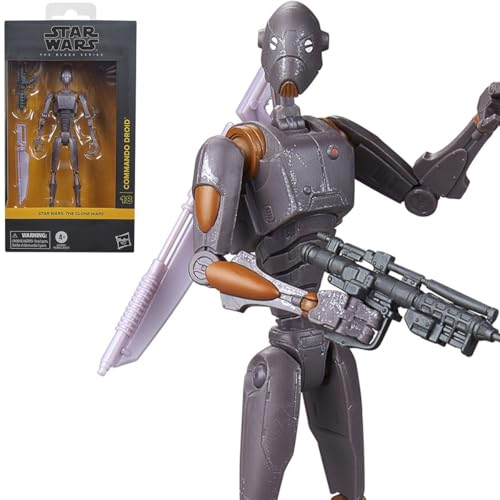 Star Wars The Black Series: The Clone Wars – HSG0881 – Figur mit Gelenken, 15 cm – Commando Droid Star Wars The Black Series: The Clone Wars – HSG0881 – Figur mit Gelenken, 15 cm – Commando Droid von Star Wars