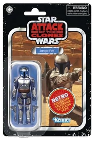Star Wars The Retro Collection – Angriff auf die Klonen – Figur mit Gelenken, 10 cm – Jango Fett Star Wars The Retro Collection – Angriff auf die Klonen – Figur mit Gelenken, 10 cm – Jango Fett von Star Wars