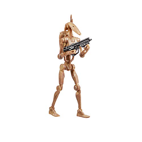 Star Wars The Vintage Collection Battle Droid Spielzeug, 9,5 cm, The Phantom Menace Figur, Spielzeug für Kinder ab 4 Jahren Star Wars The Vintage Collection Battle Droid Spielzeug, 9,5 cm, The Phantom Menace Figur, Spielzeug für Kinder ab 4 Jahren von Star Wars