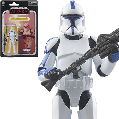 Star Wars The Vintage Collection: Ahsoka – HSG0907 – Figur mit Gelenken, 10 cm – Clone Trooper Lieutenant (Teth) von Star Wars
