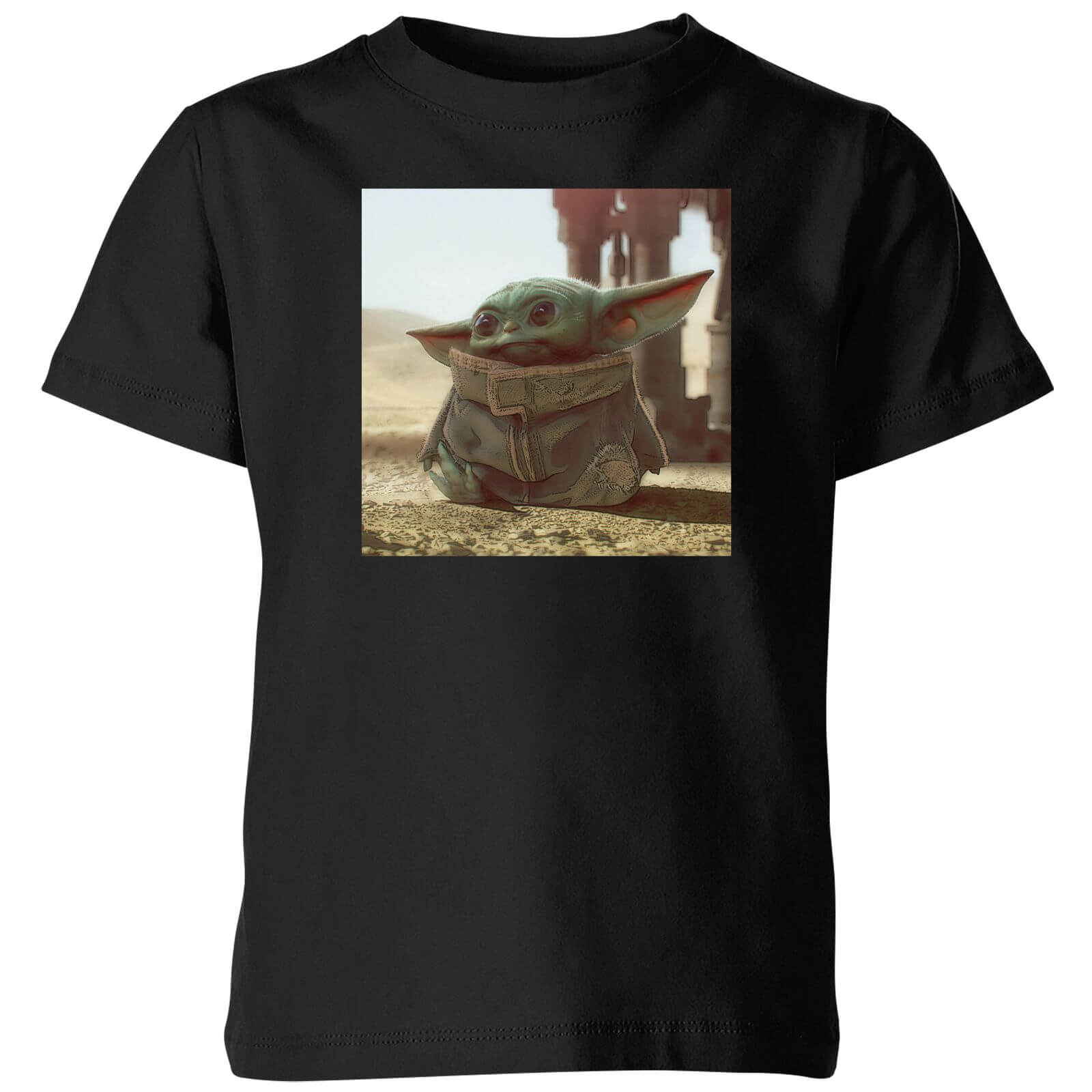 The Mandalorian Baby Yoda Kids' T-Shirt - Black - 11-12 Jahre von Star Wars