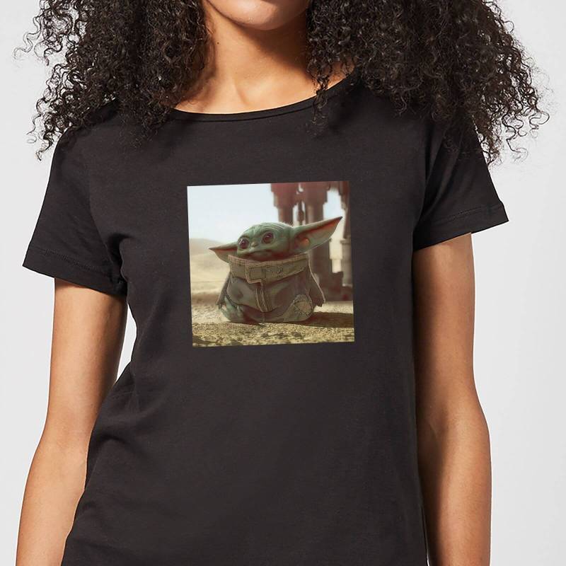The Mandalorian Baby Yoda Women's T-Shirt - Black - XL von Star Wars