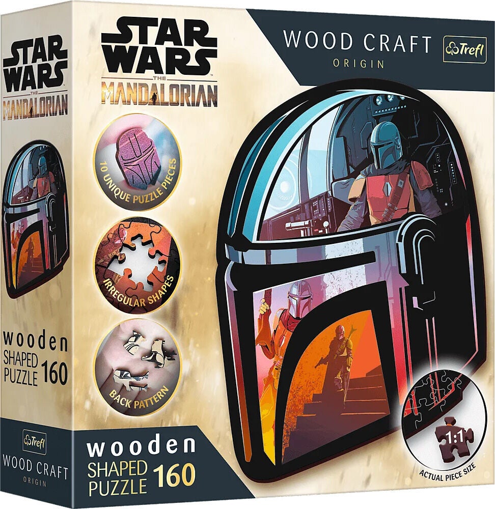 Trefl Wood Craft Origin Star Wars Puzzle The Mandalorian 160 Teile Trefl Wood Craft Origin Star Wars Puzzle The Mandalorian 160 Teile von Star Wars