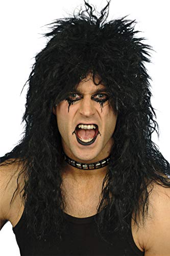 Herren Damen Perücke Schwarz Blond 80er Rocker Heavy Metal Slash - Schwarz, Nicht angegeben Herren Damen Perücke Schwarz Blond 80er Rocker Heavy Metal Slash - Schwarz, Nicht angegeben von Star