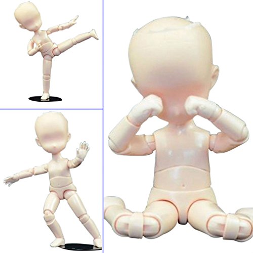 Starall Action Figuren Modell, Menschliche Schaufensterpuppe 2.0 Körper Kun Puppe Body-Chan Mann / Frau Action-Figur DX-Set mit Zubehör-Kit, ideal zum Zeichnen, Skizzieren, Malerei von Starall