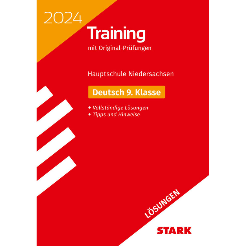 STARK Lösungen zu Original-Prüfungen und Training Hauptschule 2024 - Deutsch 9. Klasse - Niedersachsen von Stark Verlag