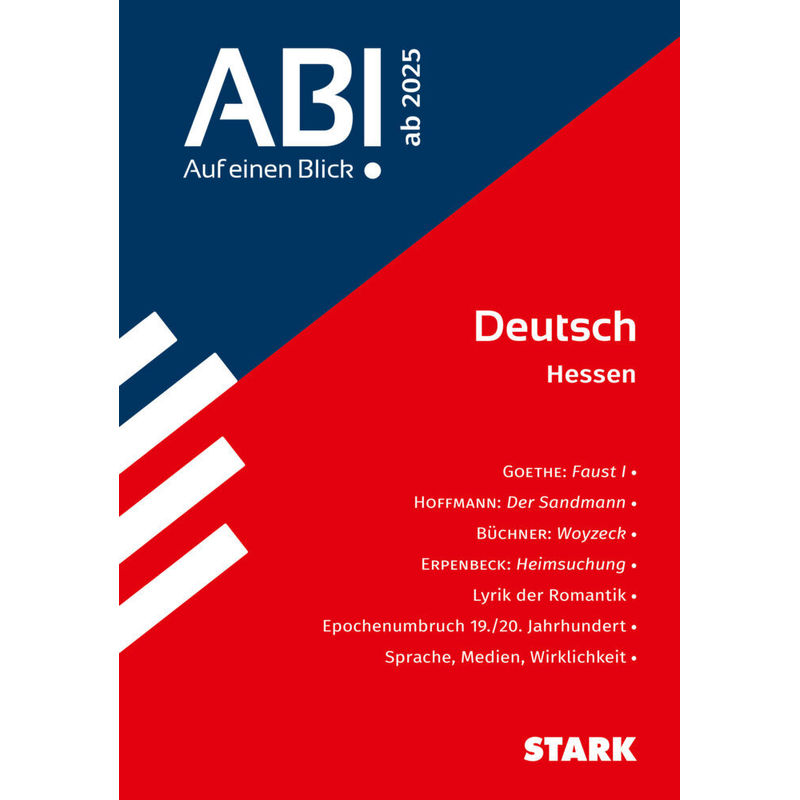 STARK Abi - auf einen Blick! Deutsch Hessen ab 2025 von Stark
