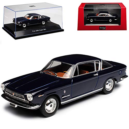 Starline FIAT 2300 Coupe Dunkel Blau 1961-1968 1/43 Modell Auto von Starline