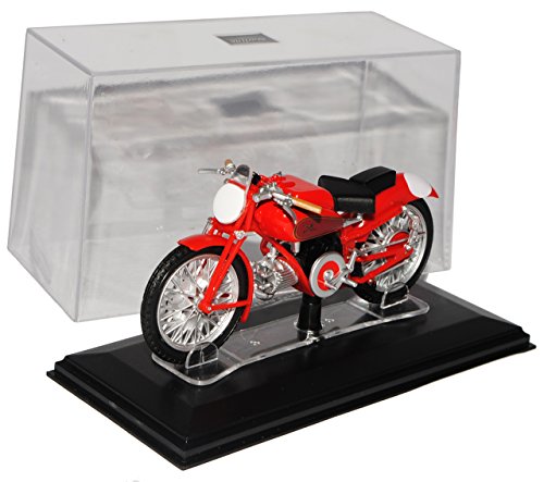 Starline Moto Guzzi Dondolino Rot mit Sockel und Vitrine 1/24 Modell Motorrad von Starline