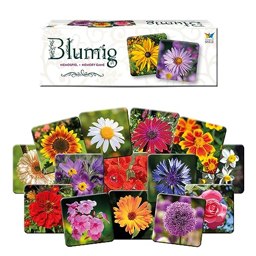 Starnberger Spiele - Blumig - Memospiel für Erwachsene und Kinder ab 6 Jahren - Geschenk für Natur- und Blumenliebhaber von Starnberger Spiele