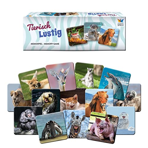 Starnberger Spiele - Tierisch Lustig - Memospiel für Erwachsene und Kinder ab 6 Jahre - Geschenk für Tier- und Naturliebhaber von Starnberger Spiele