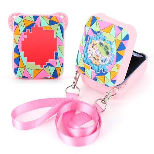 Starnearby Silikon Schutztasche für Bitzee Digitales Haustier, Hülle für Bitzees, Weiche rutschfeste Silikonhülle mit Handschlaufe, Waschbar Tragetaschen für Interaktives Haustier Spielzeug (Rosa) Starnearby Silikon Schutztasche für Bitzee Digitales Haustier, Hülle für Bitzees, Weiche rutschfeste Silikonhülle mit Handschlaufe, Waschbar Tragetaschen für Interaktives Haustier Spielzeug (Rosa) von Starnearby