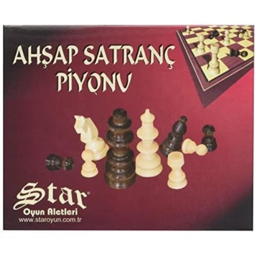 Staroyun staroyun1050224 11 x 13,5 x 4 cm Holz Chessman No 1 Chess Set von Star Oyun Aletleri