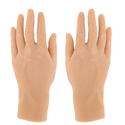 Starrypxl Realistische Silikon -Handmodell -Simulation künstlicher Hand wiederverwendbares Mannequin Hand für Malerei Praxis Festival Requisiten 1 Paar Starrypxl Realistische Silikon -Handmodell -Simulation künstlicher Hand wiederverwendbares Mannequin Hand für Malerei Praxis Festival Requisiten 1 Paar von Starrypxl