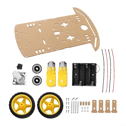 Smart Robot Car Chassis Kit 2WD with For Speed Encoder and Battery Box for Arduino, Equipped with Dual DC Motors for Hinderacle Avoidance, Tracking and Remote Control Smart Robot Car Chassis Kit 2WD with For Speed Encoder and Battery Box for Arduino, Equipped with Dual DC Motors for Hinderacle Avoidance, Tracking and Remote Control von Startbuymore