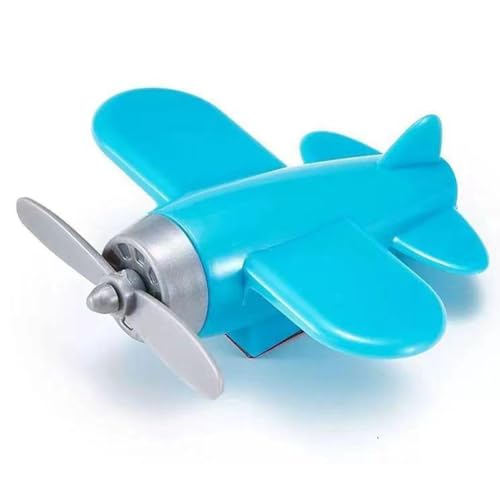 Startbuymore Rotierendes kleines Flugzeug Auto Zubehör für Motorräder Elektroautos und andere Fahrzeuge ABS Material Wetterbeständig Dekorationsartikel (Blau) von Startbuymore