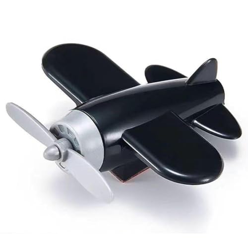Startbuymore Rotierendes kleines Flugzeug Auto Zubehör für Motorräder Elektroautos und andere Fahrzeuge ABS Material Wetterbeständig Dekorationsartikel (Schwarz) von Startbuymore