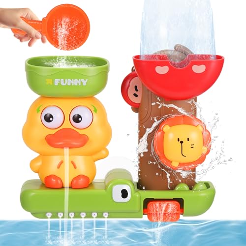 Badewannen Spielzeug, Niedliches Entchen Baby Badespielzeug für 1-5 Jahre, Lustiges Sensorisches Badespielzeug für Aufregende Badewannenzeit, Badewannenspielzeug Geschenk für Jungen Mädchen Badewannen Spielzeug, Niedliches Entchen Baby Badespielzeug für 1-5 Jahre, Lustiges Sensorisches Badespielzeug für Aufregende Badewannenzeit, Badewannenspielzeug Geschenk für Jungen Mädchen von Starvortex
