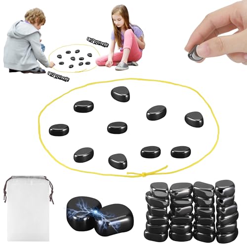 Starvortex Magnetisches Schachspiel, IQ Magnet Spiel mit Magnetische Steine, Lustiges Magnetspiel Kinder, Schach Magnetisch, Tragbar Seilschachbrett Magnet Schach für Familientreffen Party Reisen Starvortex Magnetisches Schachspiel, IQ Magnet Spiel mit Magnetische Steine, Lustiges Magnetspiel Kinder, Schach Magnetisch, Tragbar Seilschachbrett Magnet Schach für Familientreffen Party Reisen von Starvortex