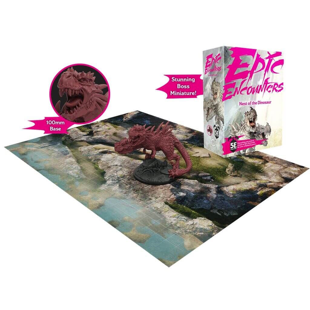 'Epic Encounters: Nest of the Dinosaur - engl.' von Steamforged Games